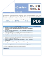 Autoevaluación Funciones Periodo 2- Autoevaluación 1 Mate