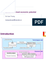 Lecture 8: 4 Level Economic Potential: Do Xuan Truong Truong - Doxuan@hust - Edu.vn