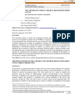 Articulo Investigacion Sobre Costeo Directo o Variable