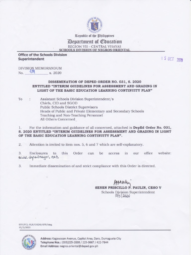 Modified Grading Pdf Educational Assessment Learning