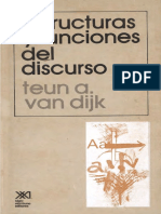 Dijk, Teun a. Van - Estructuras y Funciones Del Discurso (1)
