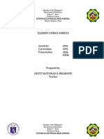 Element Symbol Rubrics: Estancia National High School