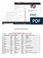 Word order questions and statements worksheet