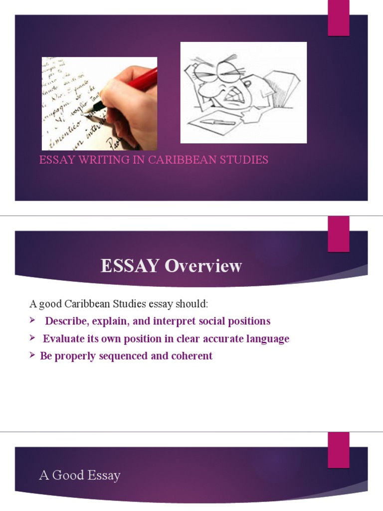 Writing Essays For Caribbean Studies  PDF  Essays  Argument