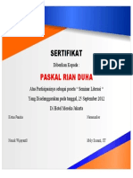 Desain Sertifikat Elegan 1