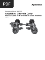 14X Meritor Service Manual | PDF | Transmission (Mechanics) | Axle