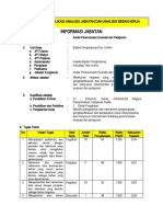 Formulir Hasil Analisis Jabatan dan Beban Kerja