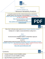 Dynamic Network Reliability Analysis