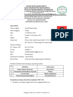 Formulir Pemilihan Ketua Angkatan PSSF UB 2021