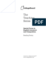 The Teaching Series: Special Focus in English Literature and Composition