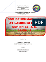 SBM Benchmarking Lambingi, P. Septin & e Asion Activity Design