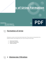 Physiology of Urine Formation: Submitted To - Mr. Pankaj Gupta Sir Department of Zoology