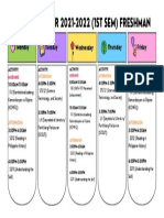 Colorful Flat Mindfulness Social and Emotional Learning Weekly Lesson Plan Calendar