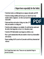 Module 16 Basic Roles for Supervisors Especially for the Safety