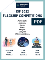 Isf 2022 Flagship Competitions: Participate. Network. Learn. Share. Analyze. Compete. Celebrate Science