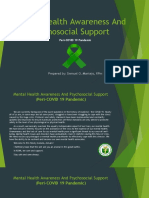 Homeroom No 1 Mental Health Awareness and Psychosocial Support