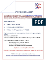 Youth Against Cancer - Contests Brochure