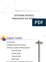 Software Metrics Measurement and Scaling