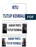 Harap Pintu Tetep Kembali