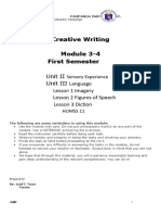 Creative Writing Module 3-4 First Semester