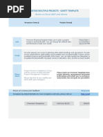 Analysistab Multiple Projects - Gantt Template: Works On Excel 2007 and Above