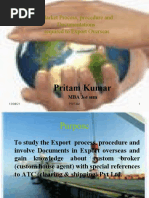 Pritam Kumar: Market Process, Procedure and Documentations Required To Export Overseas