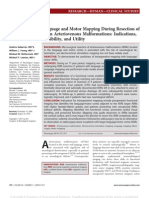 Language and Motor Mapping During Resection of Brain Arteriovenous Malformations: Indications, Feasibility, and Utility