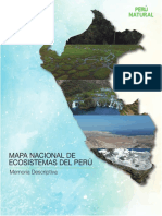 MINAM PERÚ - Mapa Nacional de Ecosistemas