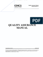 Quality Assurance Manual: A/Fatronics