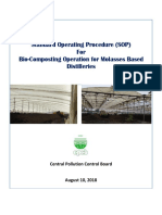 (SOP) For Composting Operation For Molasses Based Distilleries