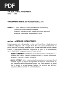 SS2 1ST Term Agric E-Notes