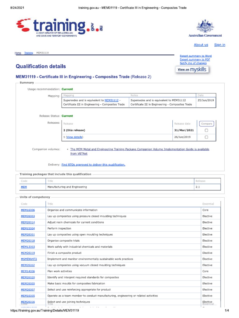 Certificate III in Engineering Composites Trade PDF
