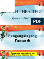 Q2 - Week3 - HEALTH 2 - Pangangalagang Pansarili