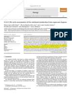 A LCA (Life Cycle Assessment) of The Methanol Production From Sugarcane Bagasse