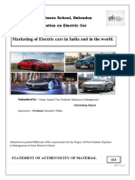 Marketing of Electric Cars in India and Worldwide