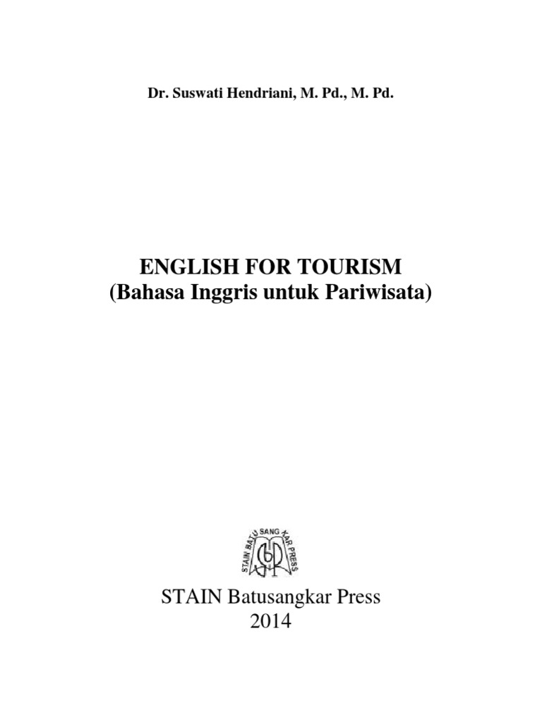 BUKU 4. English For Tourism | PDF