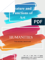 Nature and Functions of Art 