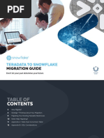 Teradata To Snowflake Migration Guide