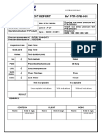 F-CPB-QC-004 Rev.0 Pressure Test Report