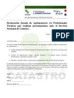 00b044 - Formulario Declaración Jurada Agrimensores