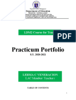 Practicum Portfolio: LDM2 Course For Teacher