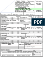 Form (1 D) Registration