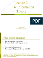 Basic Info Theory: Measuring Uncertainty