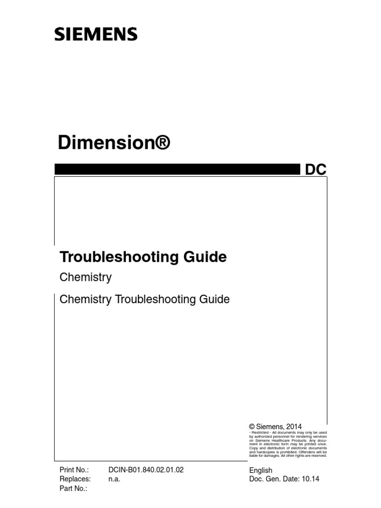 Dimension Troubleshooting Guide | PDF