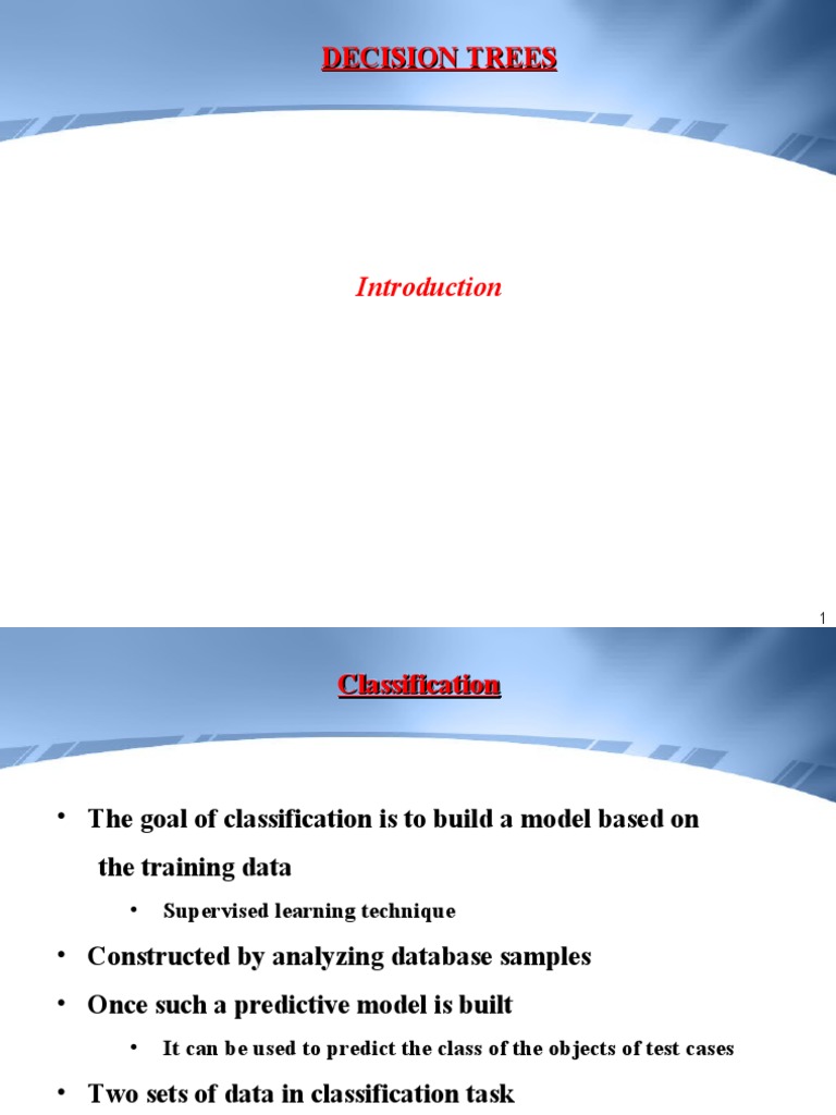 Understanding Decision Trees in Classification | PDF | Statistical ...