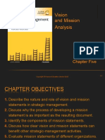 Vision and Mission Analysis