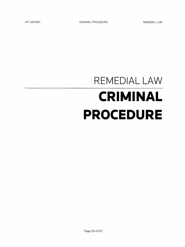 Crim Pro | PDF