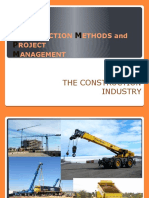 C M P M: Onstruction Ethods and Roject Anagement