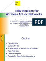 Capacity Regions For Wireless AdHoc Networks