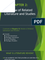 Chapter 2 Review of Related Literature and Studies